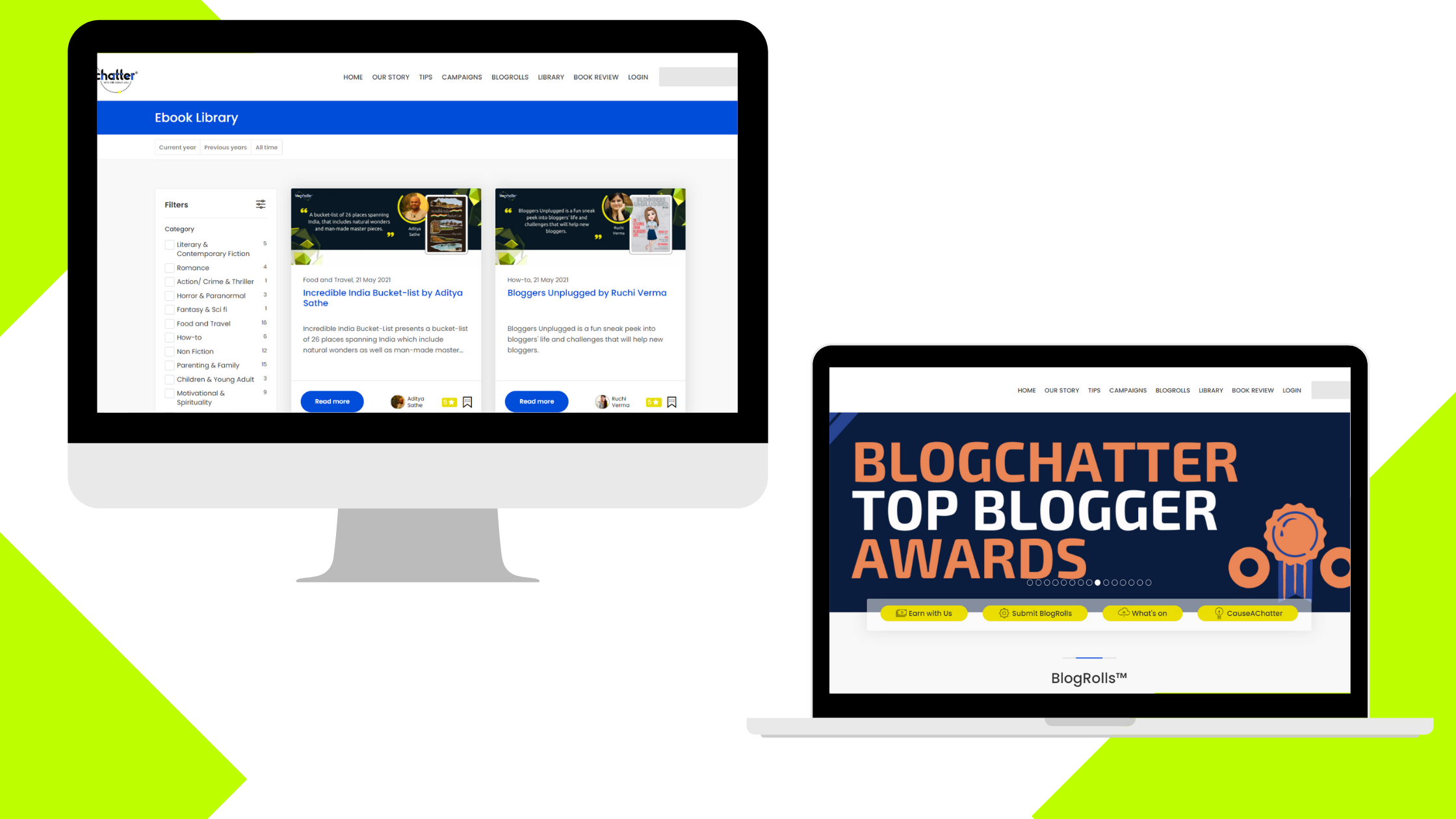 Blogchatter new Website